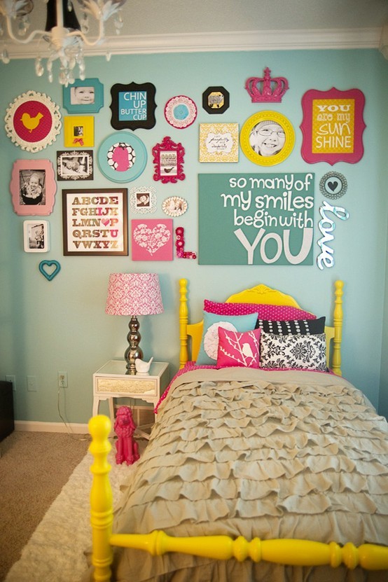 girls colorful room