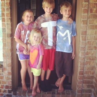 spray paint tee shirts